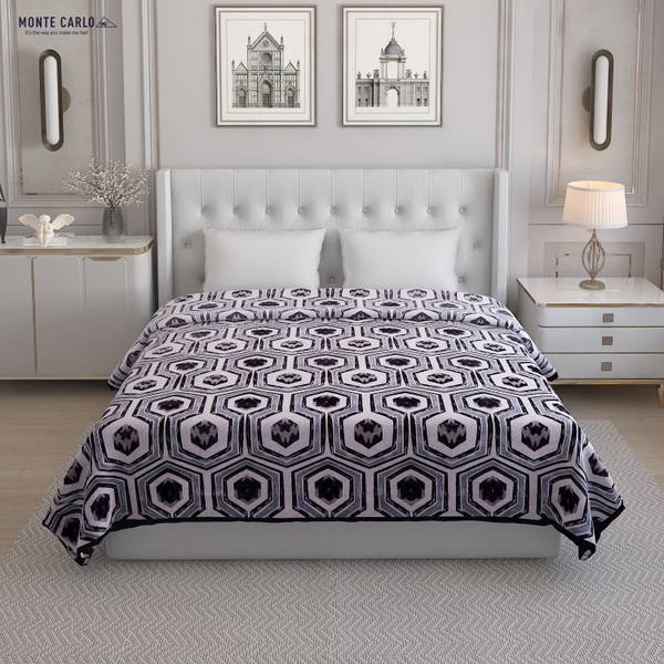MONTE CARLO Printed Double AC Blanket for Heavy Winter