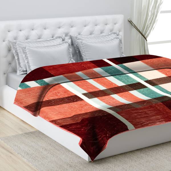 MONTE CARLO Printed Double Mink Blanket for Heavy Winter Price