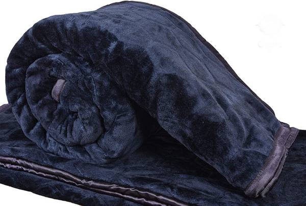 MFI Embroidered Double Mink Blanket for Heavy Winter