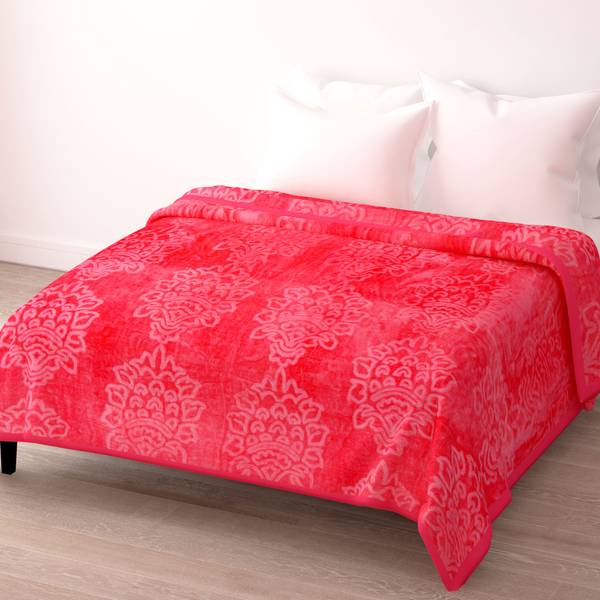 Radhika creation floral double mink blanket store