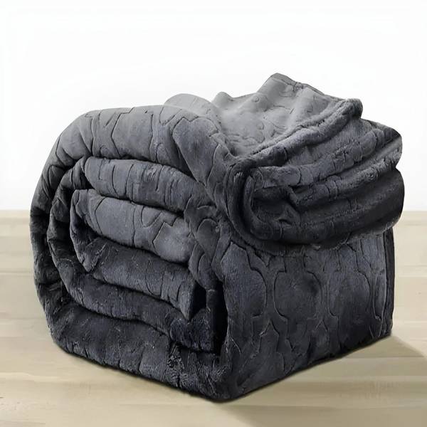 MAGICAL Floral Single Mink Blanket for Heavy Winter