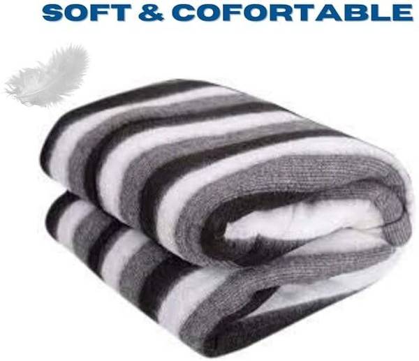 DESI DHANG Floral Single Fleece Blanket for AC Room