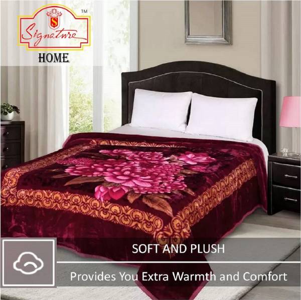 Signature floral 2025 double blanket