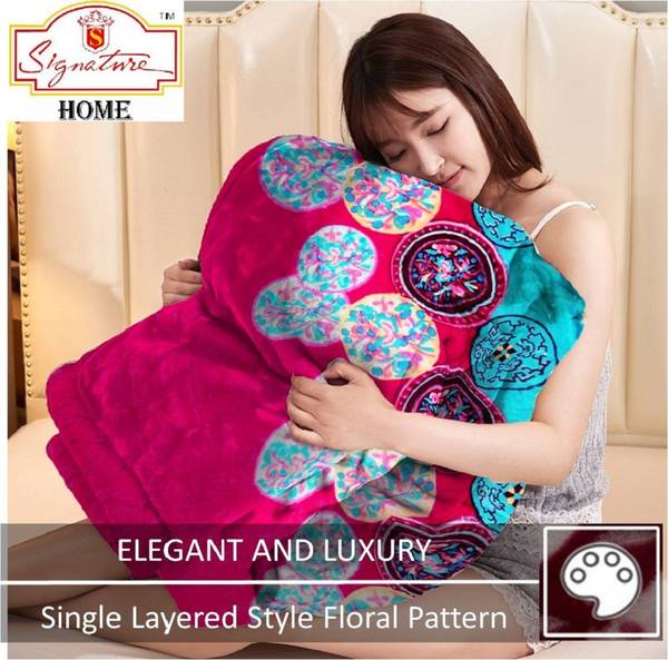 Signature double layer blanket price cheap