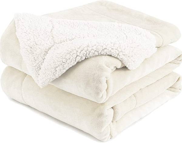 BRANDONN Solid Crib AC Blanket for AC Room