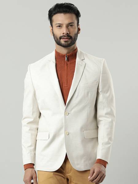 Single breasted casual men's clearance blazer