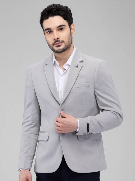 KILLER Solid Double Breasted Casual Men Blazer