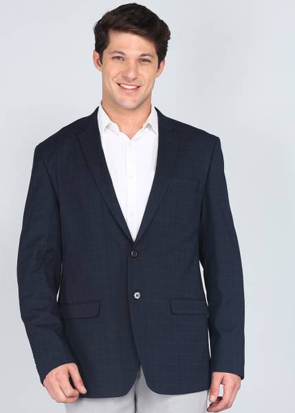PETER ENGLAND Checkered Tuxedo Style Formal Men Blazer