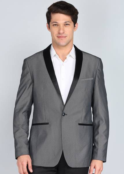 PETER ENGLAND Striped Tuxedo Style Formal Men Blazer