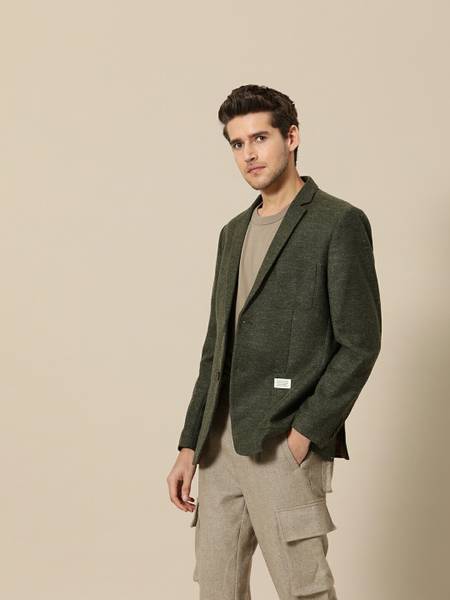 Mr Bowerbird Solid Single Breasted Casual Men Blazer