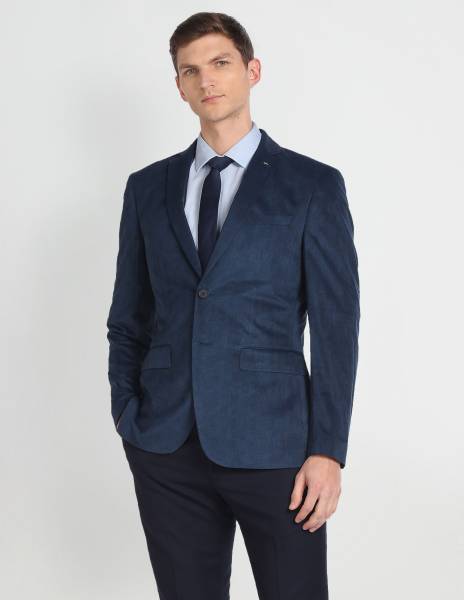 ARROW Solid Single Breasted Formal Men Blazer