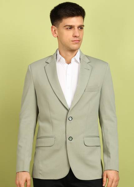 FUBAR Solid Single Breasted Party Men Blazer