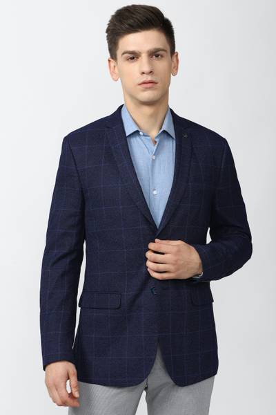 VAN HEUSEN Checkered Single Breasted Formal Men Blazer Price History