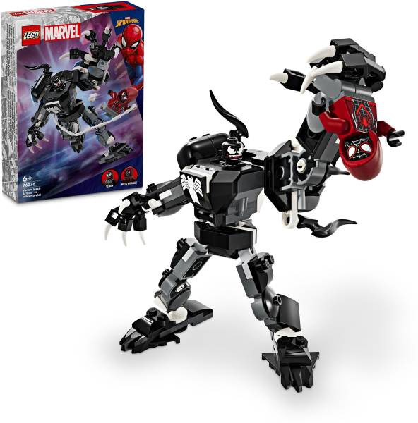 LEGO Marvel Venom Mech Armor vs. Miles Morales 76276 (134 Pieces)
