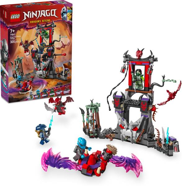 LEGO NINJAGO Dragonian Storm Village Battle Arena Toy Playset 71841 building blocks