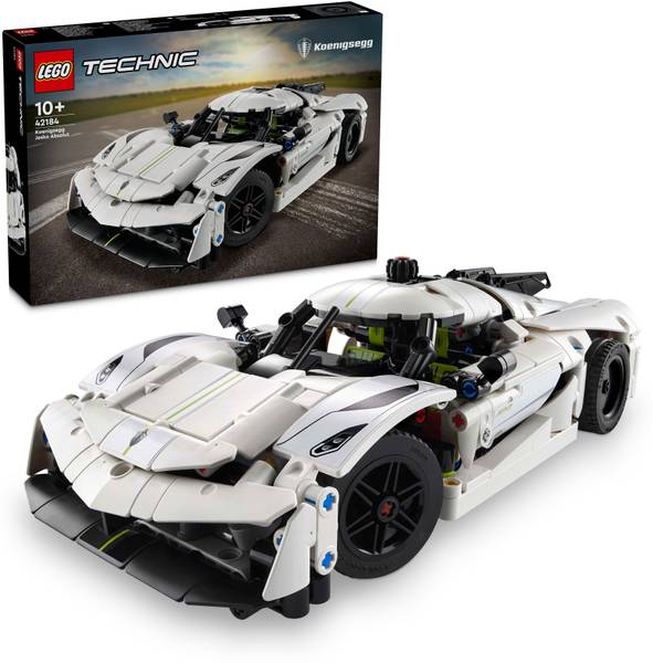 LEGO Technic Koenigsegg Jesko Absolut White Hypercar 42184 (801 Pieces)