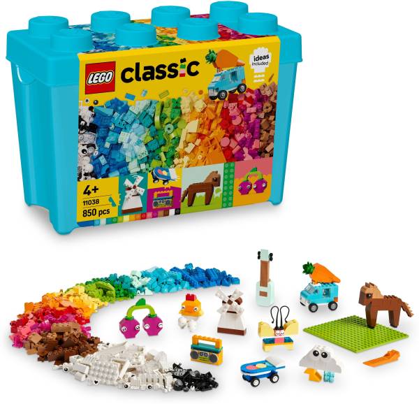 LEGO Classic Vibrant Creative Brick Box Toy Set 11038 ( 850 Pieces)