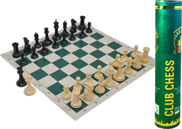 Pseudo Educational Mat Chess Board game for Kids, Tournament Foldable Club Chess Strategy & War Games Board Game