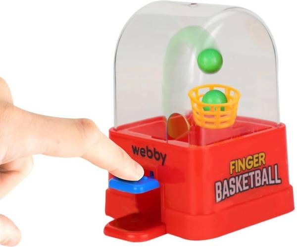 Webby Mini Finger Basketball Handheld Desktop Game Return Gift for Kids (Pack of 1) Party & Fun Board Game