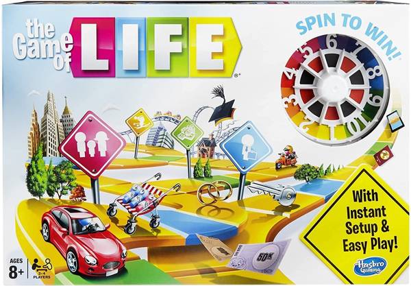 Zuuluzrs The Game of Life Board Game, Fun Board Game for Families and Kids, Classic Board Party & Fun Board Game