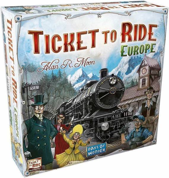 GKNEX new Ticket to Ride Europe Family Entertainment Board Game, Multicolor Board Game Board Game Accessories
