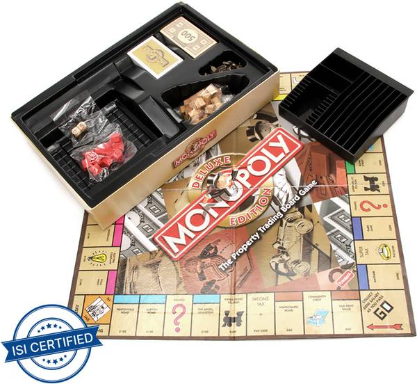 FUNSKOOL Monopoly - Deluxe Edition Party & Fun Games Board Game