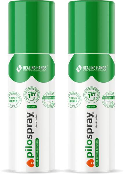 Healing Hands PiloSpray Piles & Fissure Care| Patented Formula| Pain, Burning, Itching Relief Spray