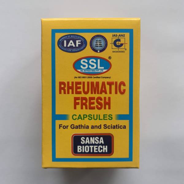Preventive Rheumatic Fresh Capsules For Gathia And Sciatica 60 Capsules