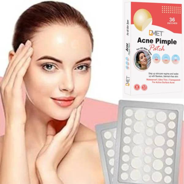 gmet Pimple Acne Patch Hydrocolloid Waterproof Patches Active Surface Acne (36 dots)