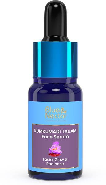 Blue Nectar Kumkumadi Face Glowing Oil Face Serum, 100% Kumkumadi Tailam Face Oil