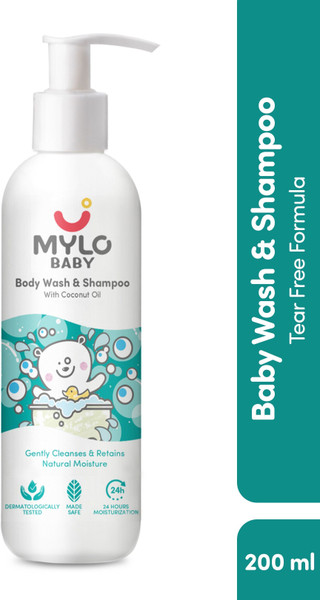 MYLO Baby Shampoo and Body Wash | Gentle Cleansing Head-to-Toe