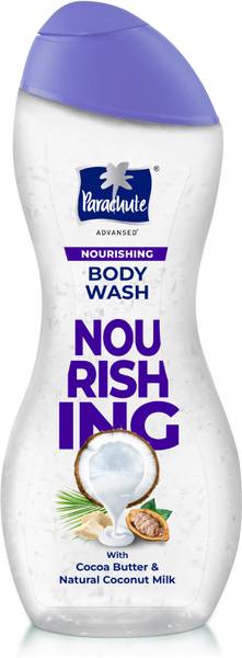 Parachute Advansed Noursihing Body Wash, Natural coconut Milk & Cocoa Butter| Hydrated Soft Skin