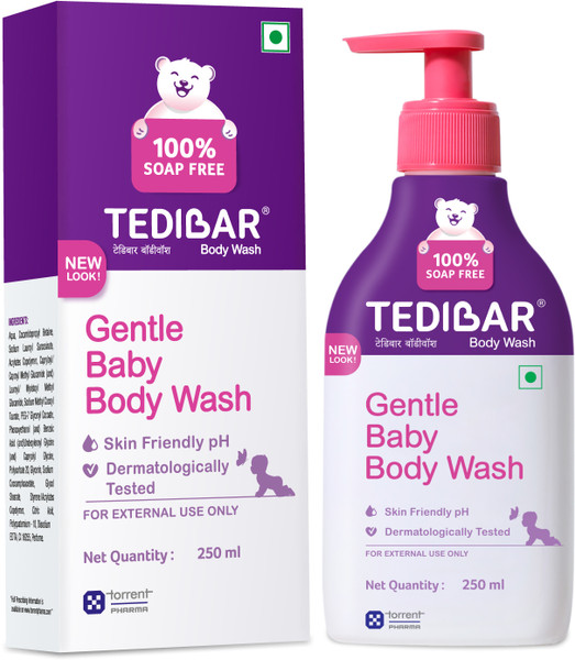 Tedi Gentle Soothing Moisturising Baby Body Wash | 100% Soap Free | Skin Friendly pH