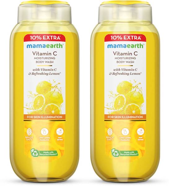 Mamaearth Vitamin C Moisturizing Body Wash with Vitamin C & Refreshing Lemon Scent