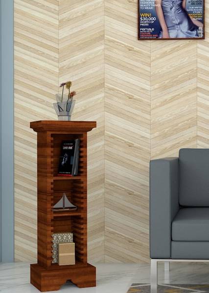 Ritika Woodcraft Wooden Book Shelf Rack for Home Multipurpose Storage Shelf for Living Room Solid Wood Open Book Shelf