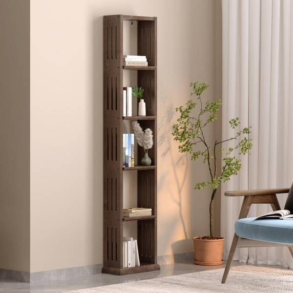 Wakefit Cohen Solid Wood Open Book Shelf
