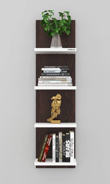 Madhuran Open wall mount shelf Engineered Wood Open Book Shelf