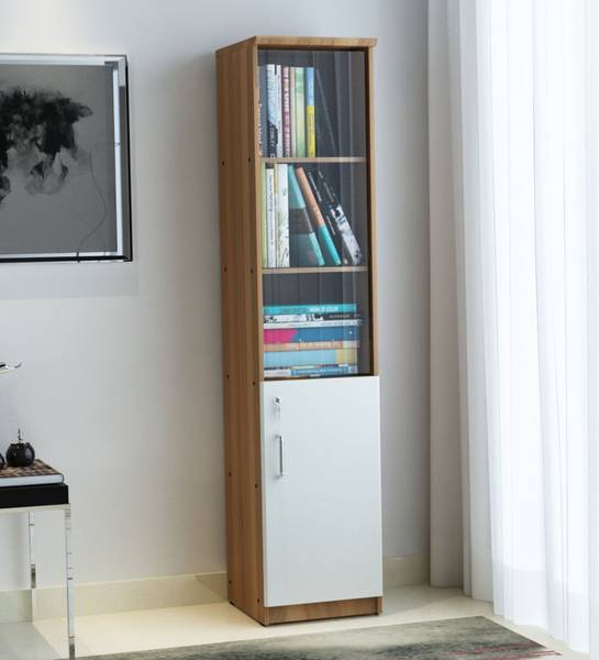 NEUDOT Vivaldi Engineered Wood Semi-Open Book Shelf