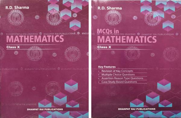 Mathematics Class 10th with MCQS - by R.D. Sharma (2024-25 Examination) with 2 Disc with 2 Disc