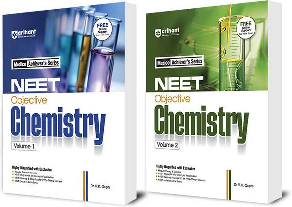 Arihant NEET Objective Chemistry Volume 1 and 2 by DC Pandey (Set of 2) | Medico Achievers Series | Modular Theory, Exercises & PYQs | Latest 2025 Edi...