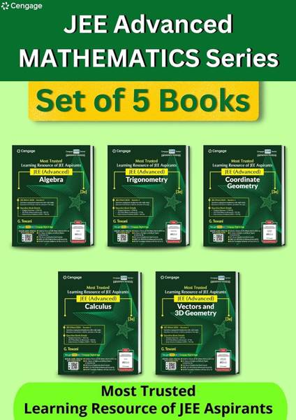 Mathematics Combo for JEE Advanced: Algebra + Calculus + Coordinate Geometry + Trigonometry + Vectors and 3D Geometry Set of 5 Books with Free Online ...