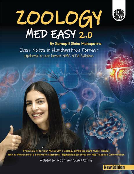PW Zoology Med Easy 2.0 Samapti Sinha Mahapatra Handwritten Notes For NEET and Board Exams 2025-26