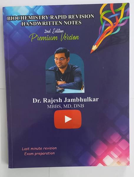 BIOCHEMISTRY RAPID REVISION HANDWRITTEN NOTES