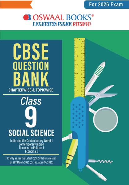 Oswaal CBSE Question Bank Class 9 Social Science For 2026 Exam