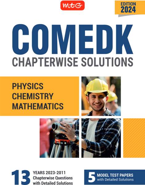 MTG COMEDK Chapterwise Previous 13 Years Questions (PYQ) Papers With Detailed Solutions Physics, Chemistry & Mathematics Books For 2024 Exam | 5 Model...