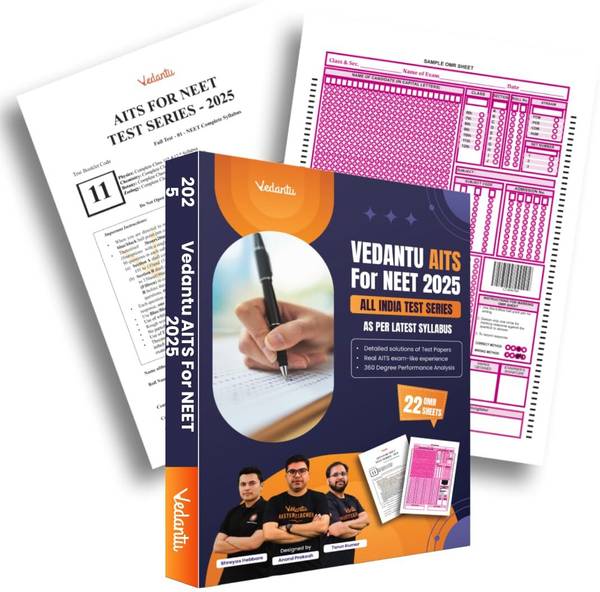 Vedantu All India Test Series (AITS) for NEET 2025 | NEET Mock Test Series Based on the Latest NTA Pattern, Complete Test Planner, OMR Sheets, and Det...