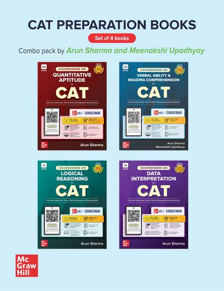 Arun Sharma CAT Bundle/Combo - Quantitative Aptitude(Quant) + Verbal Ability and Reading Comprehension(VARC) + Logical Reasoning(LR) + Data Interpreta...