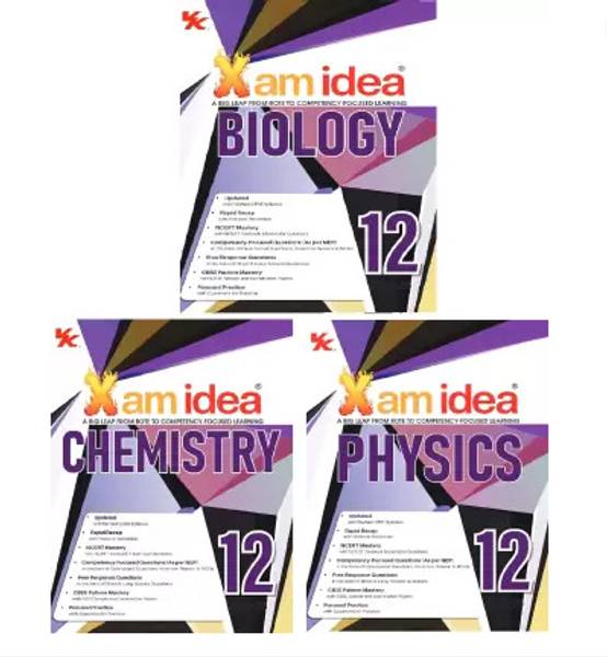 Xam Idea Physics , Chemistry & Biology (3-Books Set) Class 12 Book | CBSE Board | Chapterwise Question Bank | Based On Revised CBSE Syllabus | NCERT Q...