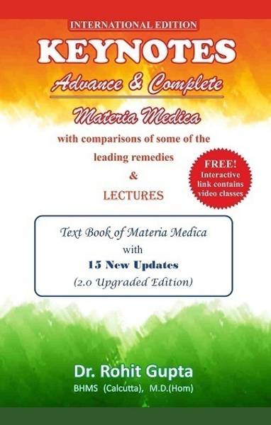Allen's Keynotes materia medica - KEYNOTES ADVANCE & COMPLETE Materia Medica & Lectures (2.2 Revised & Upgraded International edition of Allens Keynot...