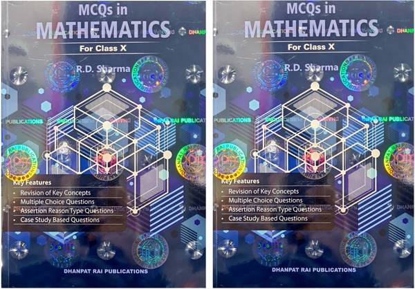 Mathematics For Class 10 with MCQs (Set of 2 Books) - CBSE - Examination - 2025-26